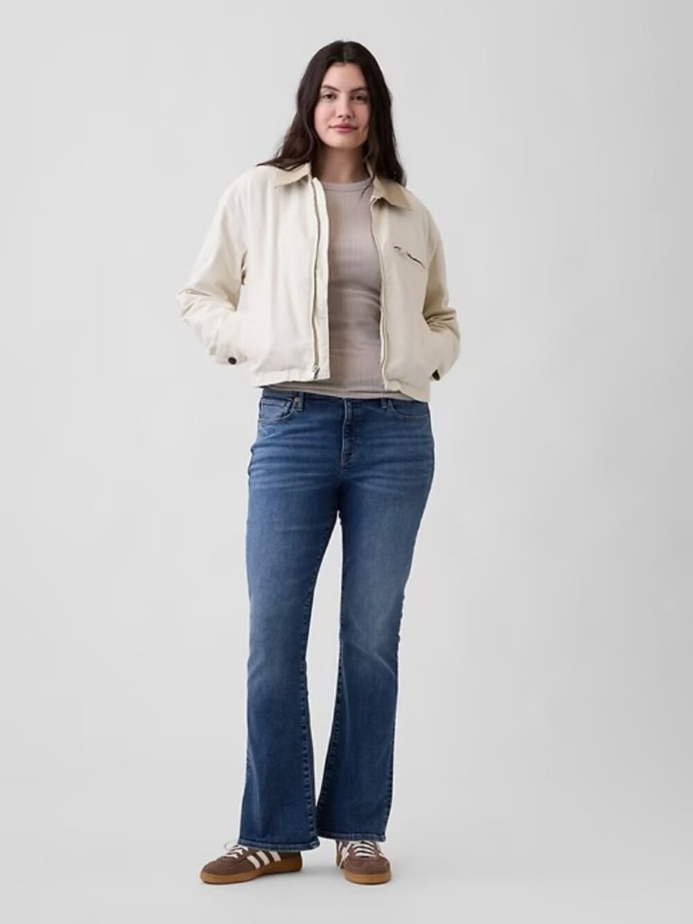 Gap Mid Rise Baby Boot Cut jeans size 10R